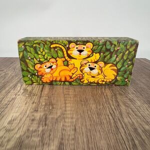 Avon Tubby Tigers Soap Set Vintage Novelty‎ Collectible Kids Bath Decor